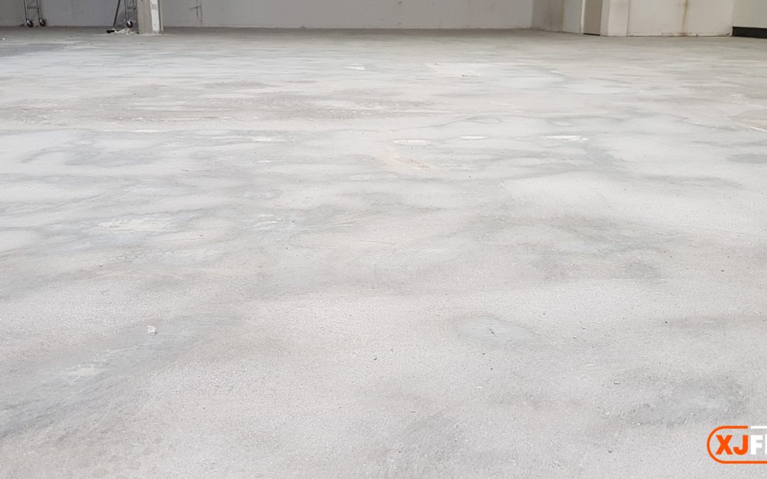 Diverse projecten lijmresten verwijderen betonvloer